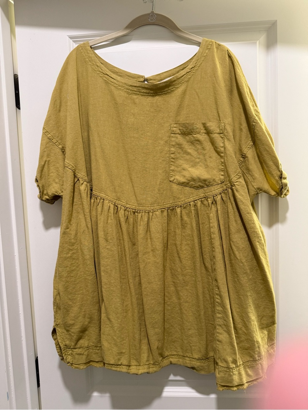 We the Free Moon City Top 
Mustard Yellow